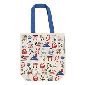 MANEKINEKO Daruma Mount Fuji Pocket Tote bag